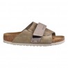 CIABATTA KYOTO SUEDE BIRKENSTOCK 1015573 TAUPE