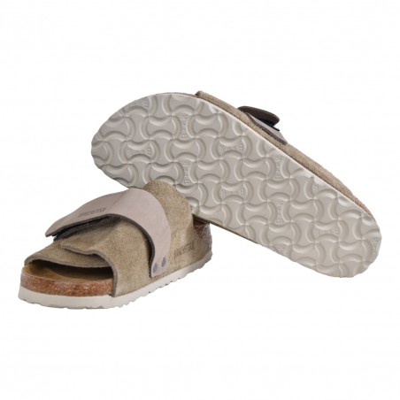 CIABATTA KYOTO SUEDE BIRKENSTOCK 1015573 TAUPE