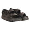 SANDALO MILANO CHUNKY EXQUISITE NATURAL LEATHER PAPILLIO 1024608 BLACK