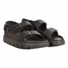 SANDALO MILANO CHUNKY EXQUISITE NATURAL LEATHER PAPILLIO 1024608 BLACK