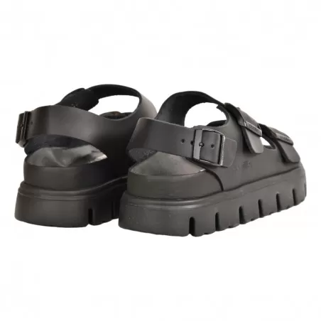 SANDALO MILANO CHUNKY EXQUISITE NATURAL LEATHER PAPILLIO 1024608 BLACK