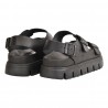 SANDALO MILANO CHUNKY EXQUISITE NATURAL LEATHER PAPILLIO 1024608 BLACK