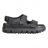 SANDALO MILANO CHUNKY EXQUISITE NATURAL LEATHER PAPILLIO 1024608 BLACK