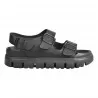 SANDALO MILANO CHUNKY EXQUISITE NATURAL LEATHER PAPILLIO 1024608 BLACK