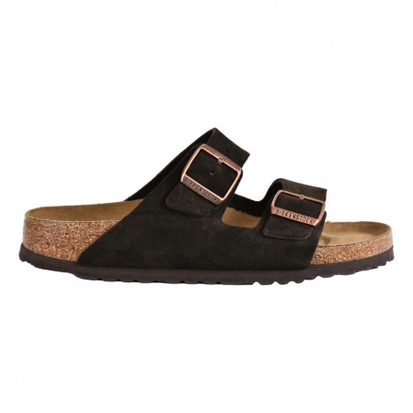 CIABATTA ARIZONA SUEDE LEATHER BIRKENSTOCK 951313 MOCCA