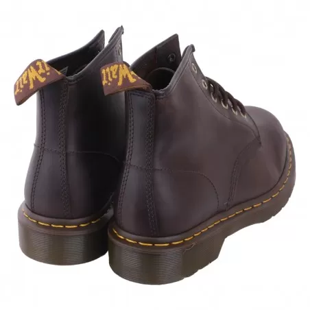 BOOT 6 EYELET DR. MARTENS 101 DARKBROWN