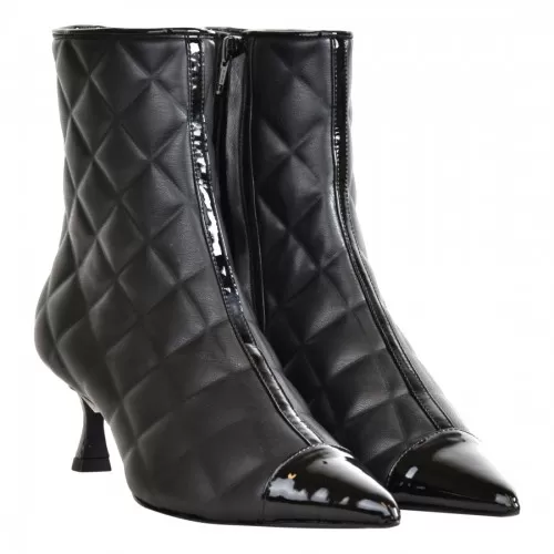 TRONCHETTO CON ZIP TRAPUNTATO ROBERTO FESTA LEONIA NERO