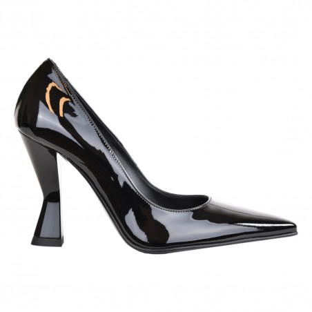 DECCOLETE VERNICE GIAMPAOLO VIOZZI LO8019 NERO