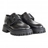 MOCASSINO CON FIBBIA HALMANERA RAMA19 NERO
