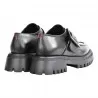 MOCASSINO CON FIBBIA HALMANERA RAMA19 NERO