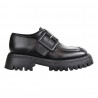 MOCASSINO CON FIBBIA HALMANERA RAMA19 NERO