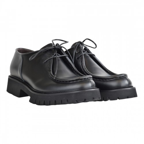 MOCASSINO ALLACCIATO SEBOYS 536 NERO