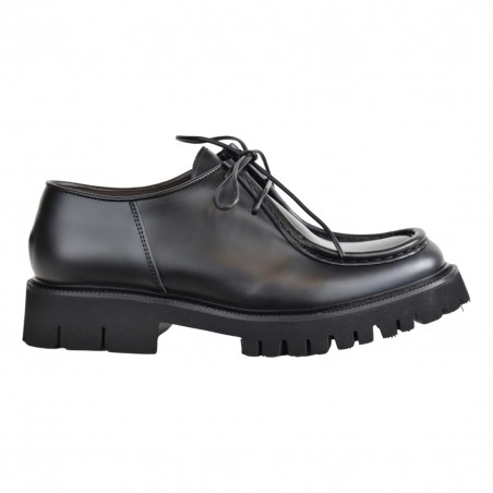 MOCASSINO ALLACCIATO SEBOYS 536 NERO