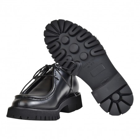 MOCASSINO ALLACCIATO SEBOYS 536 NERO