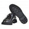 MOCASSINO ALLACCIATO SEBOYS 536 NERO