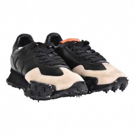 SNEAKERS IN PELLE BARRACUDA BD1301 CAPPUCCINO