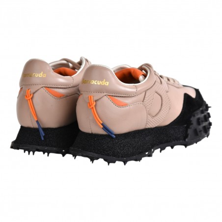 SNEAKERS IN PELLE BARRACUDA BD1301 TIERRA