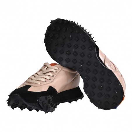 SNEAKERS IN PELLE BARRACUDA BD1301 TIERRA