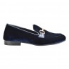 MOCASSINO IN VELLUTO CON MORSETTO POESIE VENEZIANE JJA65 BLUETTE