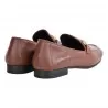 MOCASSINO IN PELLE CON MORSETTO POESIE VENEZIANE JJA65 MARRONE