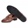 MOCASSINO IN PELLE CON MORSETTO POESIE VENEZIANE JJA65 MARRONE