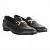 MOCASSINO IN PELLE CON MORSETTO POESIE VENEZIANE JJA65 NERO