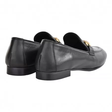 MOCASSINO IN PELLE CON MORSETTO POESIE VENEZIANE JJA65 NERO