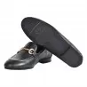 MOCASSINO IN PELLE CON MORSETTO POESIE VENEZIANE JJA65 NERO
