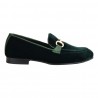 MOCASSINO IN VELLUTO CON MORSETTO POESIE VENEZIANE JJA65 VERDE