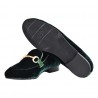 MOCASSINO IN VELLUTO CON MORSETTO POESIE VENEZIANE JJA65 VERDE