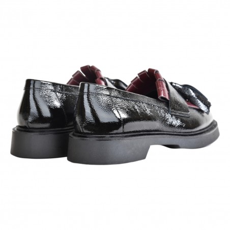 MOCASSINO CON NAPPINE LA PARIGINA 304/435 NERO