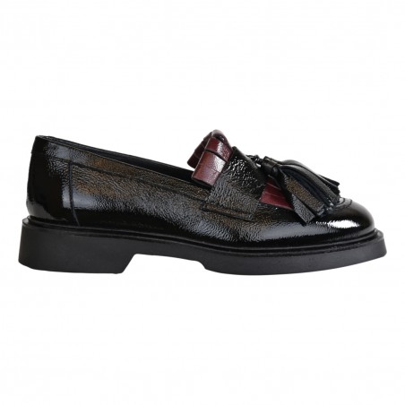 MOCASSINO CON NAPPINE LA PARIGINA 304/435 NERO