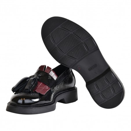 MOCASSINO CON NAPPINE LA PARIGINA 304/435 NERO