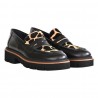 MOCASSINO IN PELLE MACULATO LA PARIGINA 314/435 NERO
