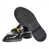 MOCASSINO IN PELLE CON MORSETTO LA PARIGINA 320/435 NERO