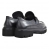 MOCASSINO IN PELLE CON MORSETTO LA PARIGINA 324/435 NERO