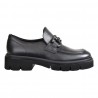 MOCASSINO IN PELLE CON MORSETTO LA PARIGINA 324/435 NERO