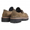 MOCASSINO IN CAMOSCIO CON MORSETTO LA PARIGINA 324/435 OLIVA