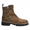 STIVALETTO IN CAMOSCIO CON ZIP LA PARIGINA 374/435 OLIVA