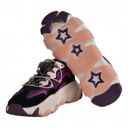 SNEAKERS ASH EXTRA02 PRUNE/CAMEO