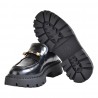 MOCASSINO SPAZZOLATO CON MORSETTO ASH GENIALJACK01 BLACK
