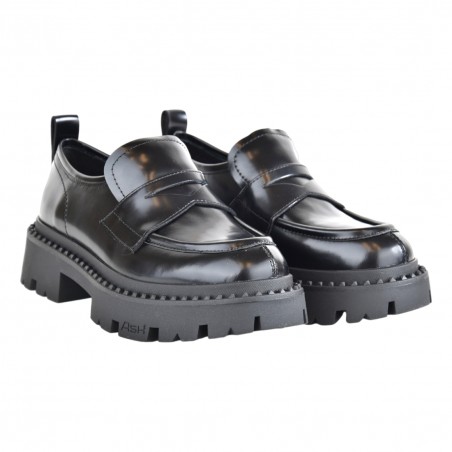 MOCASSINO SPAZZOLATO ASH GENIALSTUD01 BLACK