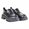 MOCASSINO SPAZZOLATO ASH GENIALSTUD01 BLACK