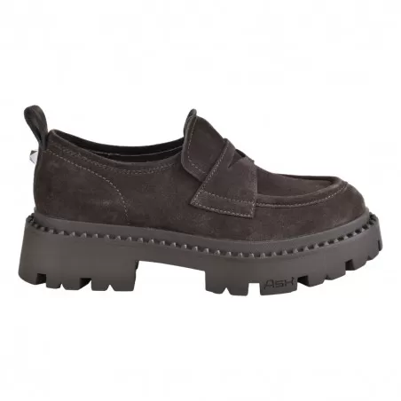 MOCASSINO CAMOSCIO ASH GENIALSTUD07 EBANO
