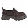 MOCASSINO CAMOSCIO ASH GENIALSTUD07 EBANO