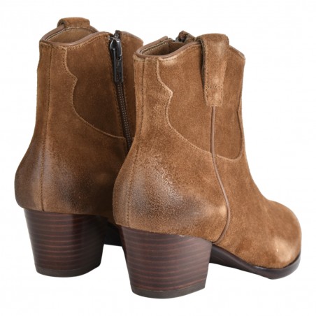 STIVALETTO IN CAMOSCIO ASH HOUSTON05 RUSSET