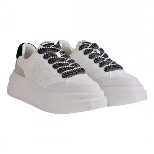 SNEAKERS IN PELLE ASH IMPULSBIS01 WHITE