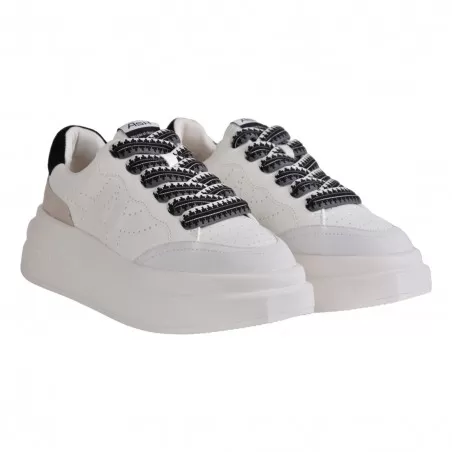 SNEAKERS IN PELLE ASH IMPULSBIS01 WHITE