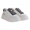SNEAKERS IN PELLE ASH IMPULSBIS01 WHITE