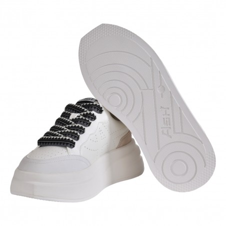 SNEAKERS IN PELLE ASH IMPULSBIS01 WHITE